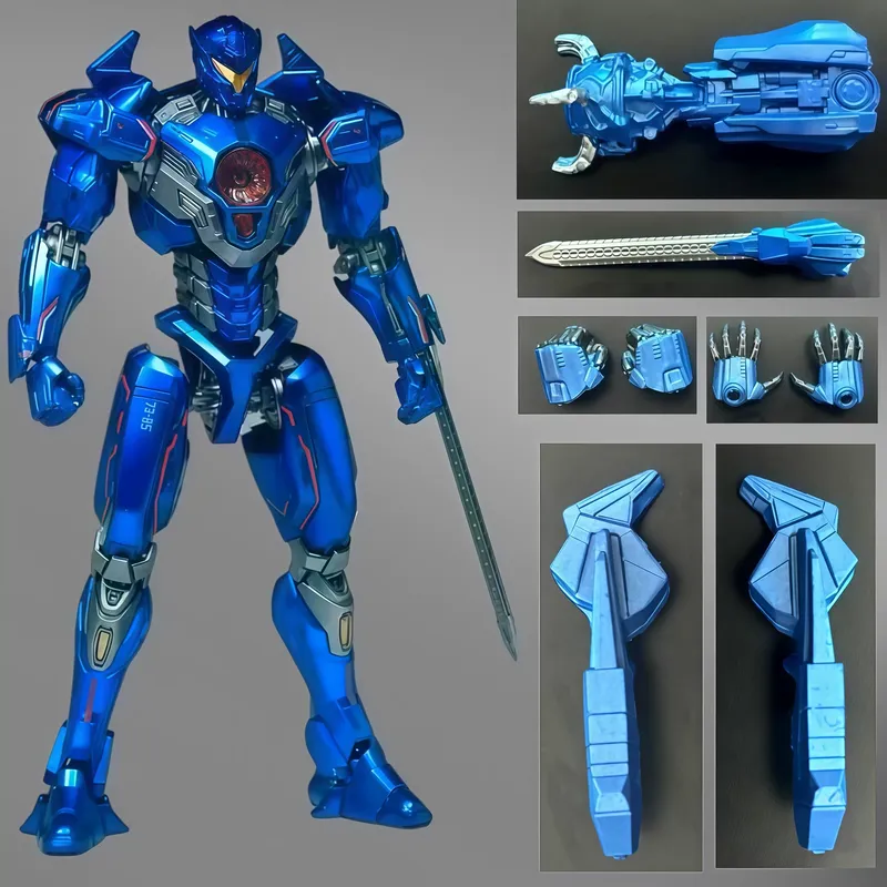 Model Kit Pacific Rim - Фигурка робота-воина Sci-Fi Mecha Model Blue