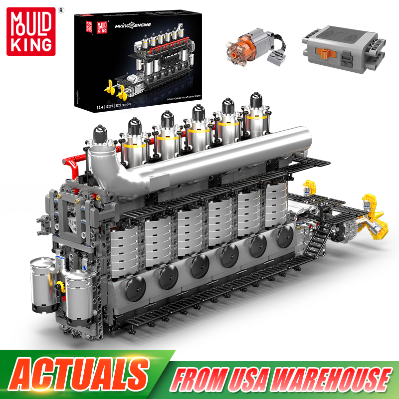 Plastic Model Paint - Конструктор Mould King 10209: Технический двигатель