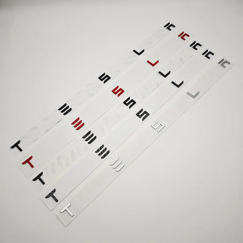 Model Kit Decals - 3D-буквы из АБС-пластика с логотипом Tesla,
