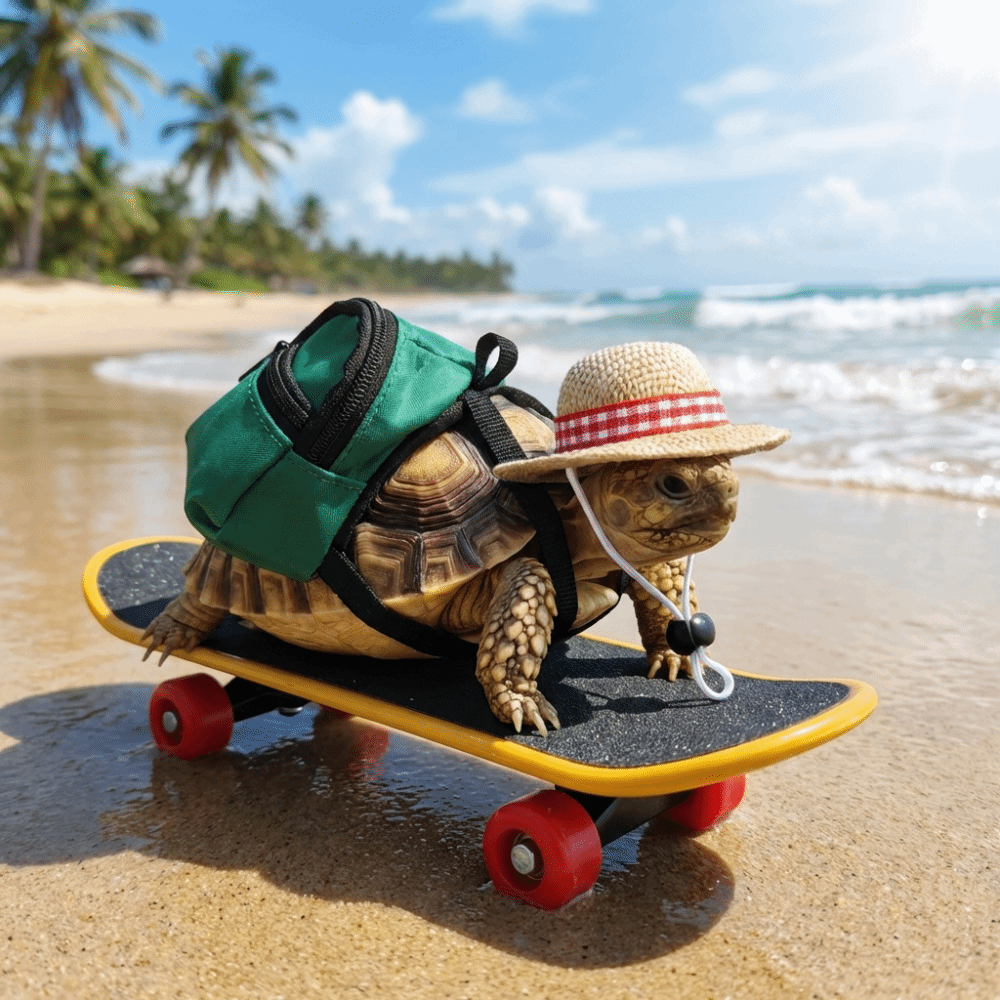 Model Kit Lizard - Креативный набор игрушек-скейтбордов для питомцев: интерактивный