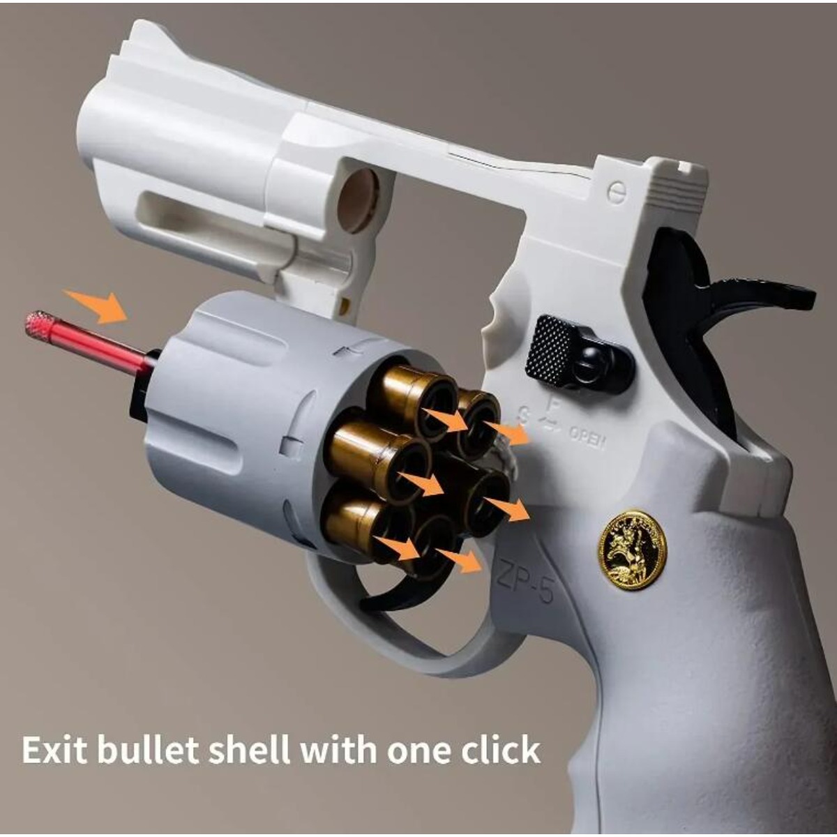 Model Kit Revolver - Игрушечный пистолет Continuous Fire ZP5 357