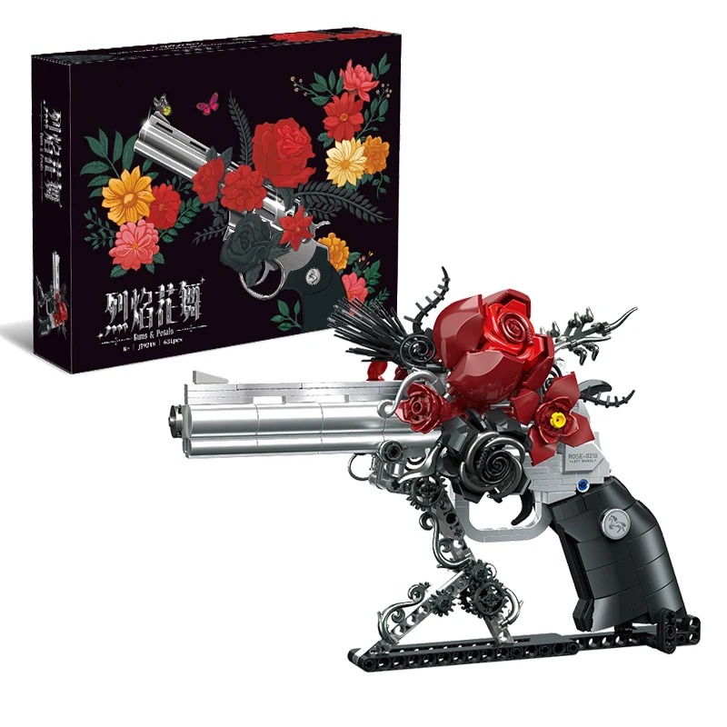 Model Kit Revolver - Набор строительных блоков «Розовый пистолет» из