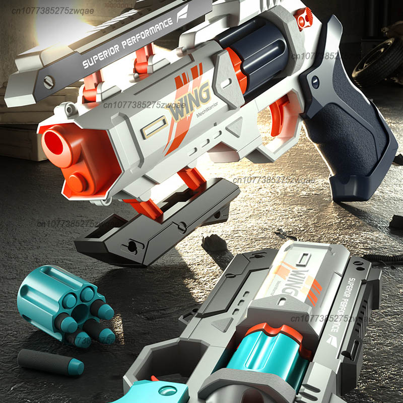 Model Kit Revolver - Механический револьвер на 6 патронов, стреляющий