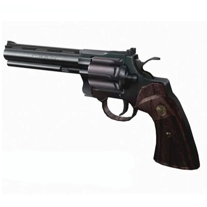 Model Kit Revolver - Модель пистолета Python 1:1, 3D-модель из