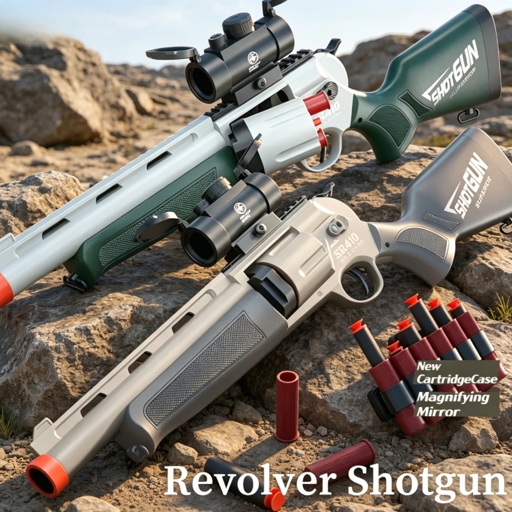 Model Kit Revolver - Игрушечный пистолет-револьвер с ручной зарядкой и