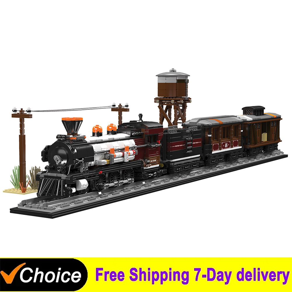 Plastic Model Paint - Технический конструктор MO2462Pcs: Модель поезда «Вестерн»,