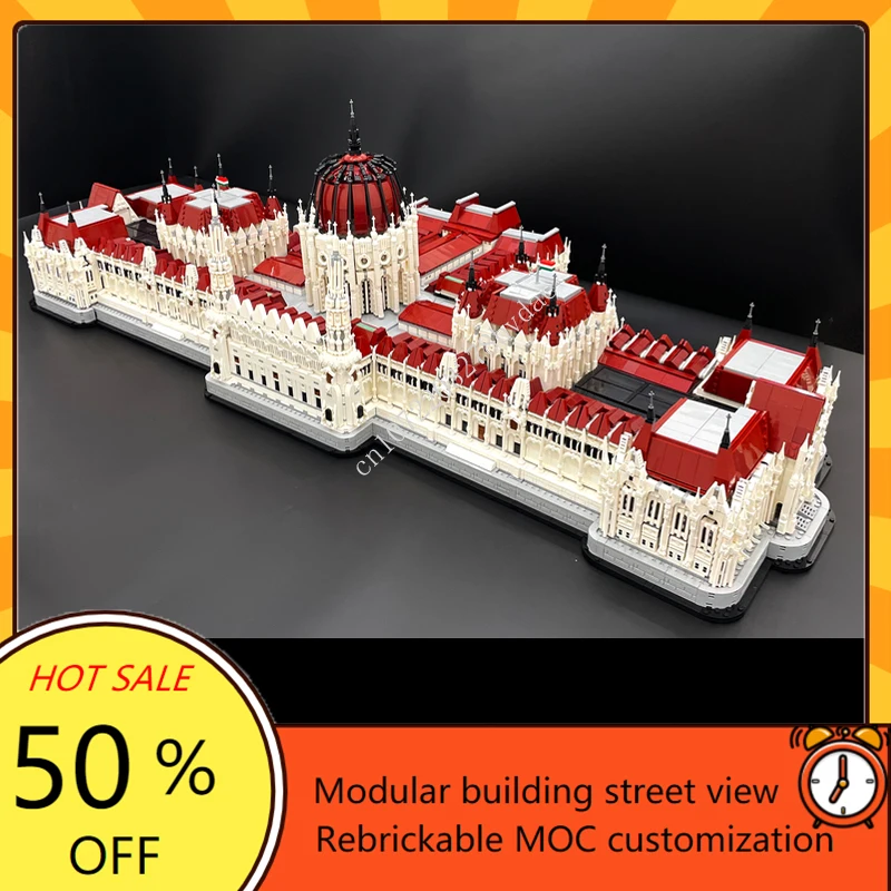 Model Kit Decals - 19120 деталей: Модульная модель парламента Будапешта