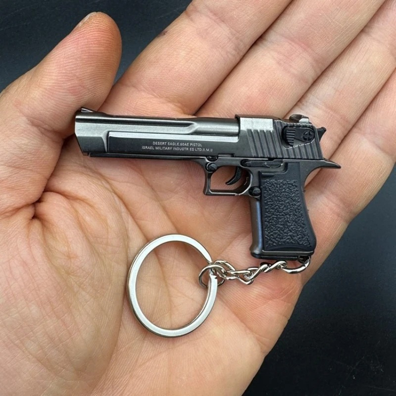 Model Kit Revolver - Металлический брелок-модель пистолета Desert Eagle в